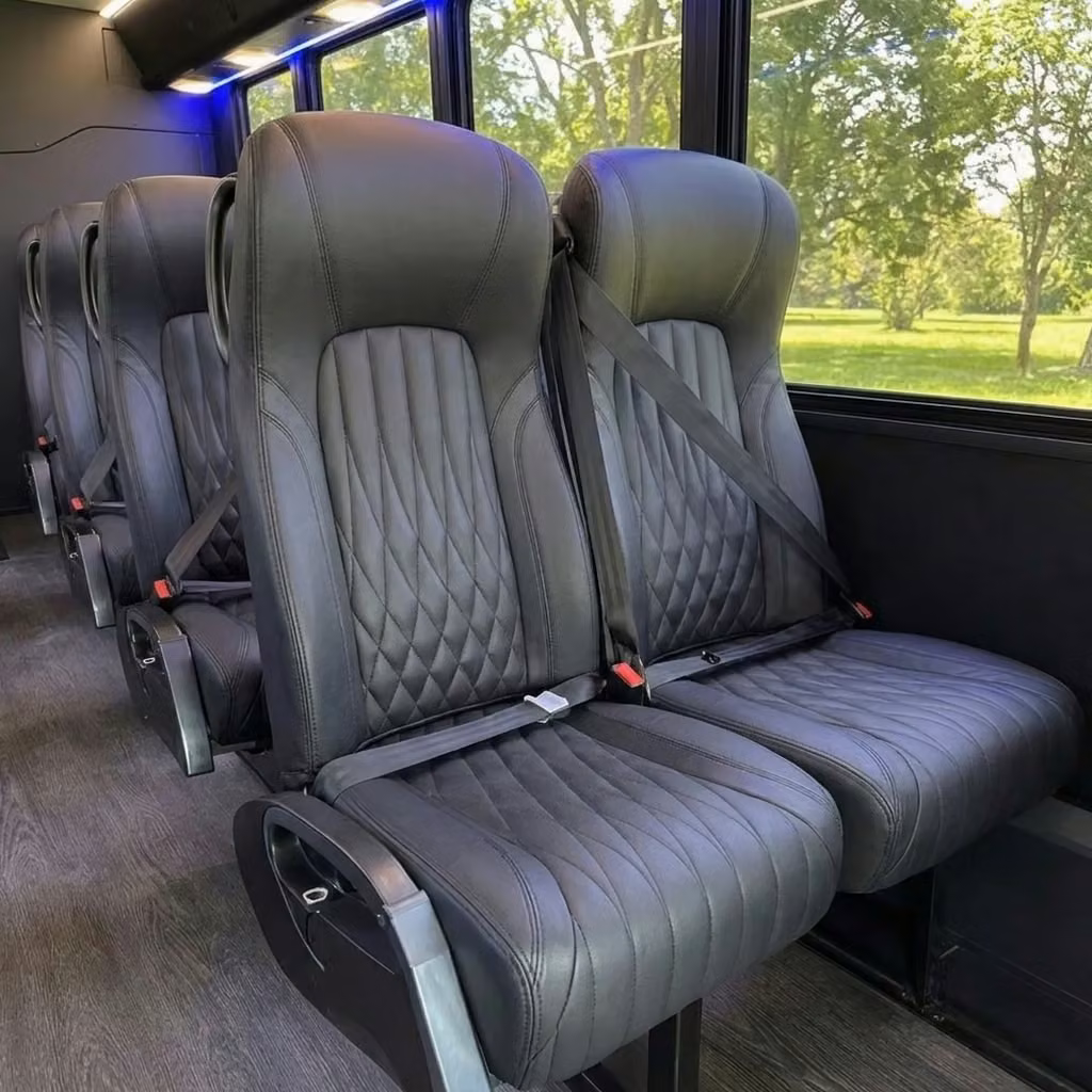 atwater 20 passenger minibus high back seats