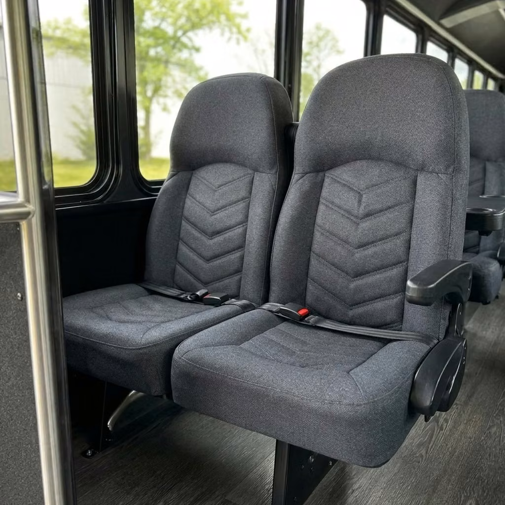 atwater 25 passenger minibus high back seats