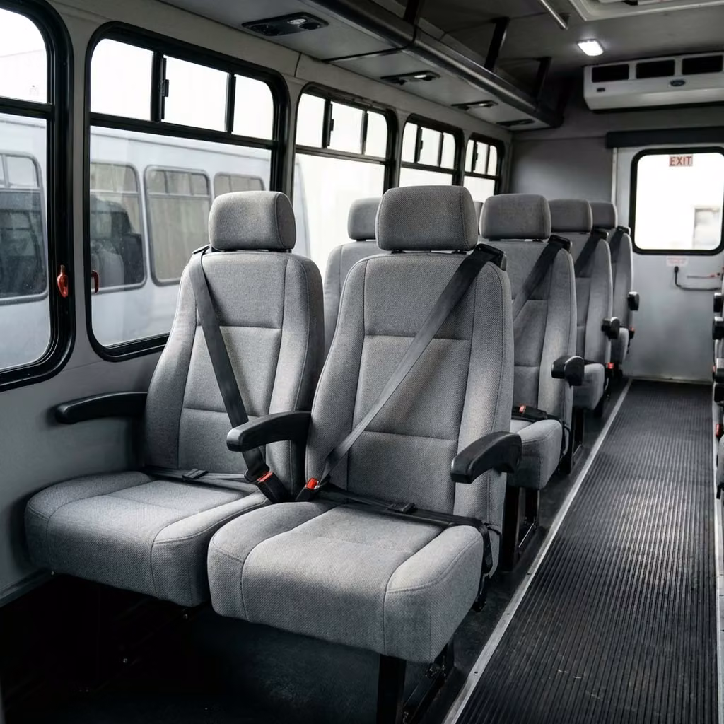 atwater 35 passenger minibus reclining seats