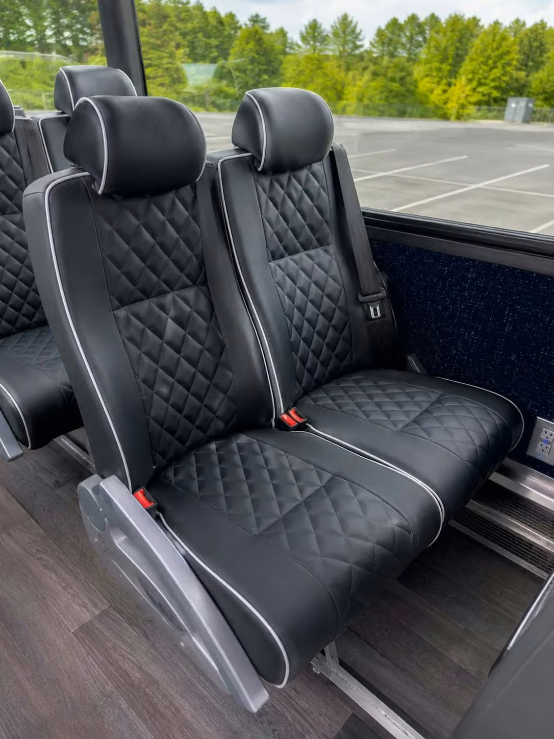 atwater 56 passenger charter bus reclining seats