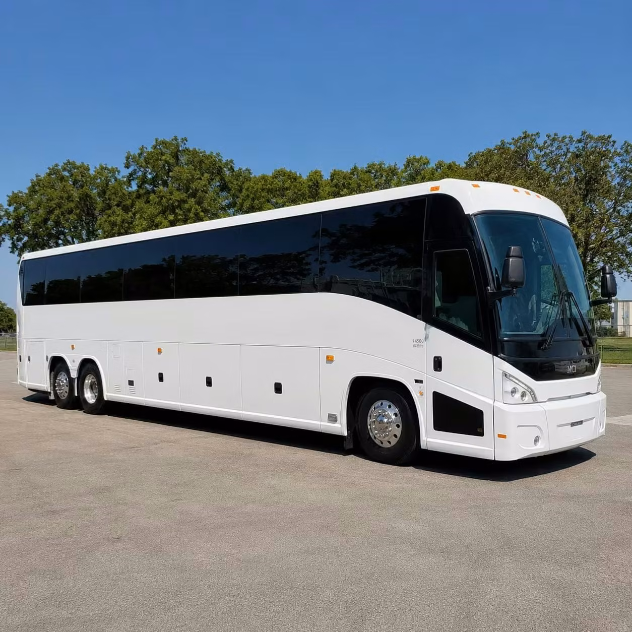 atwater 56 passenger charter bus rental