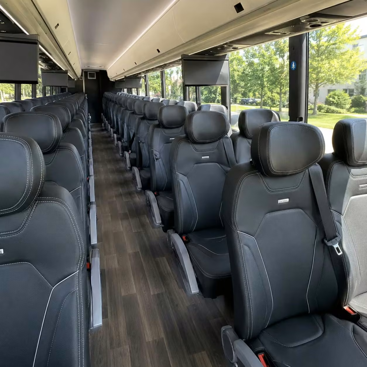 atwater charter bus interior 2