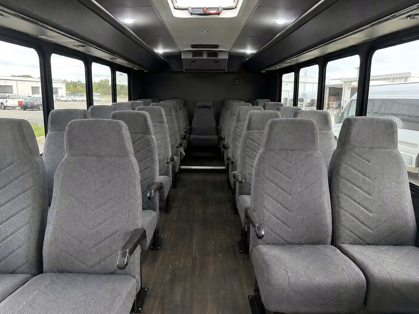 15 passenger minibus interior