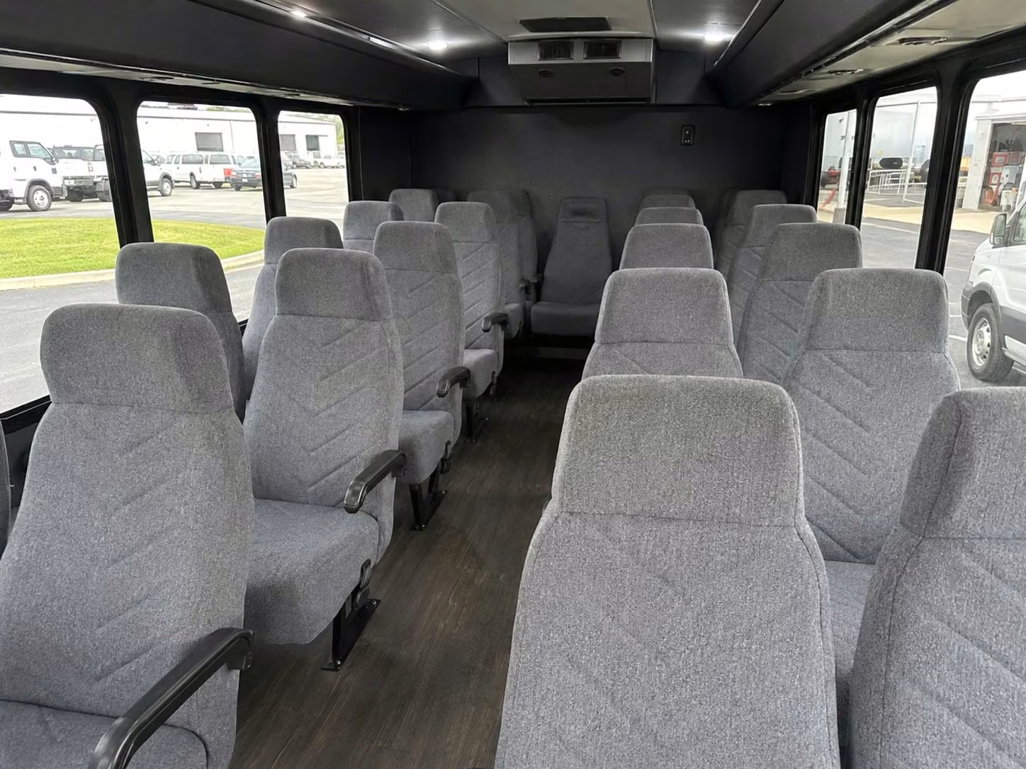18 passenger minibus interior