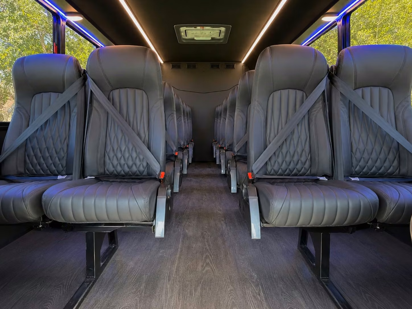 20 passenger minibus interior