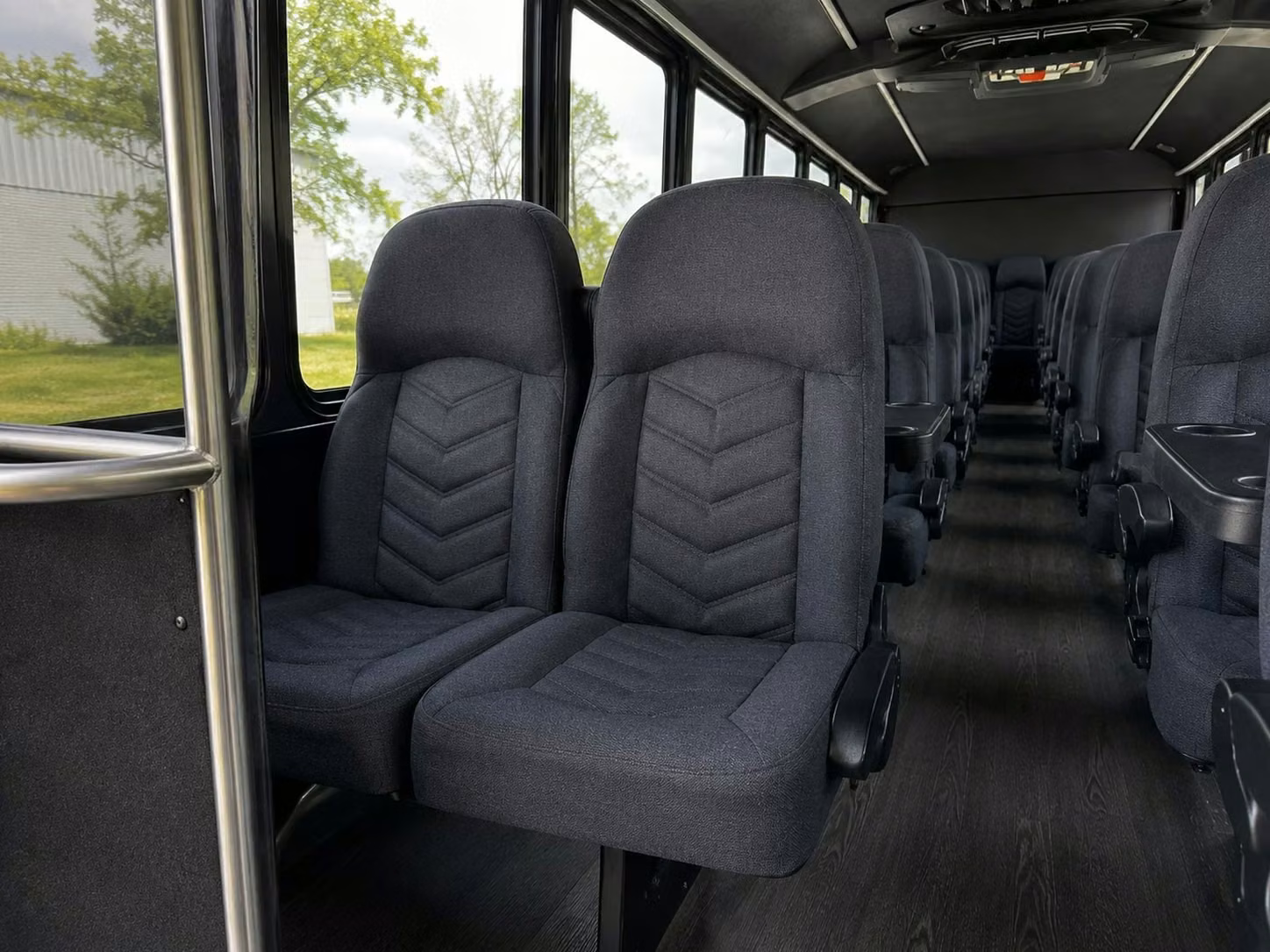 25 passenger minibus interior
