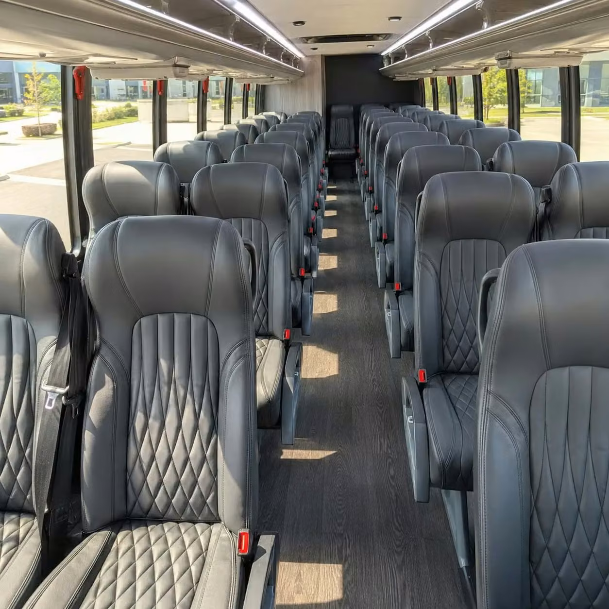 35 passenger minibus interior